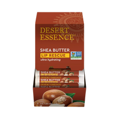 Desert Essence, Lip Rescue Ultra Hydrating, Shea Butter, 24 Pc