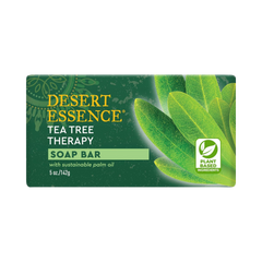 Desert Essence, Tea Tree Oil Therapy Cleansing Soap Bar, 5 Oz