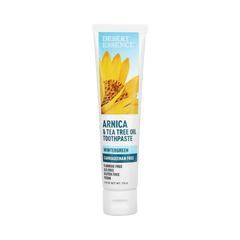 Desert Essence, Arnica & Tea Tree Oil Carrageenan Free Toothpaste, 6.25 Oz