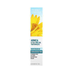 Desert Essence, Arnica & Tea Tree Oil Carrageenan Free Toothpaste, 6.25 Oz