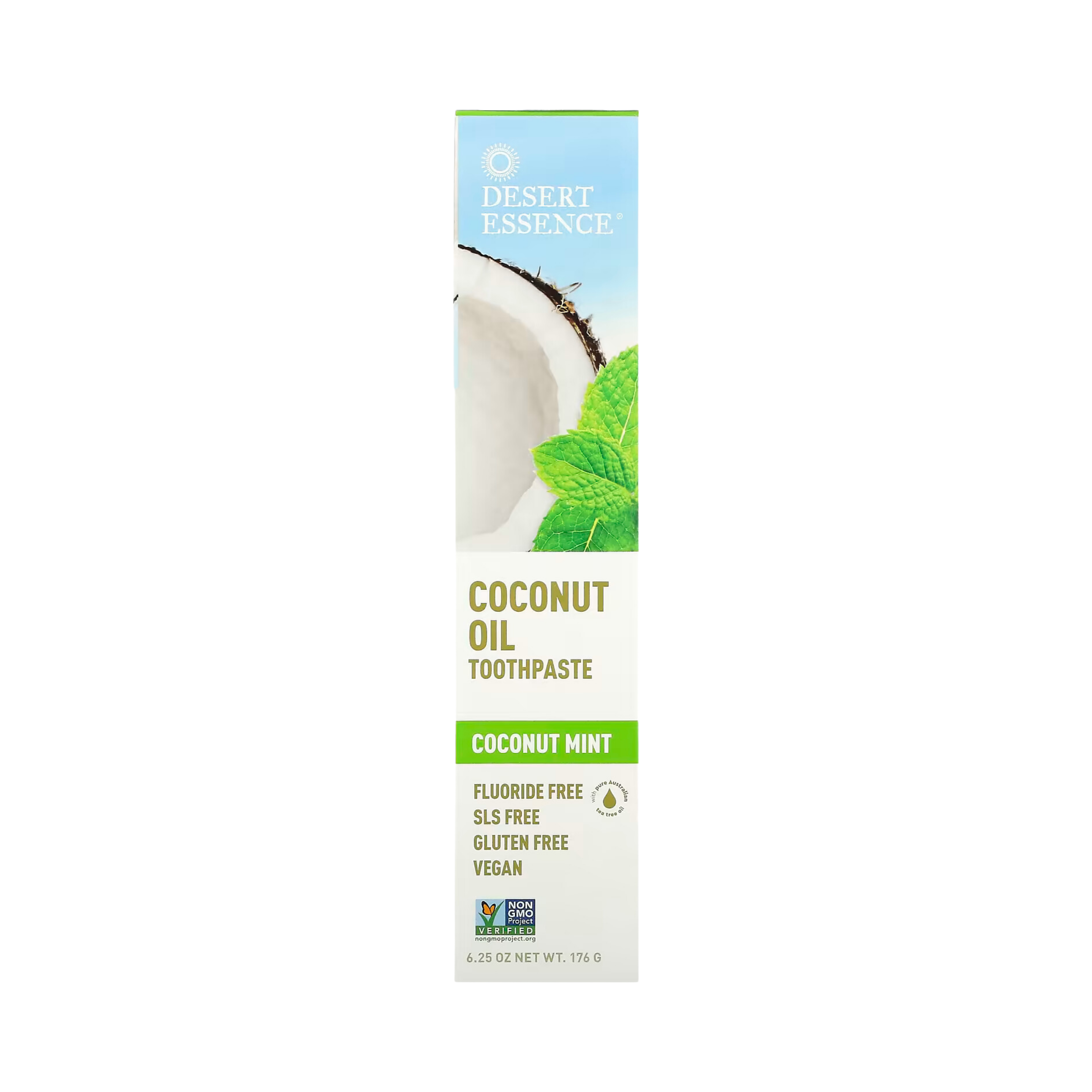 Desert Essence, Coconut Oil Toothpaste, 6.25 Oz