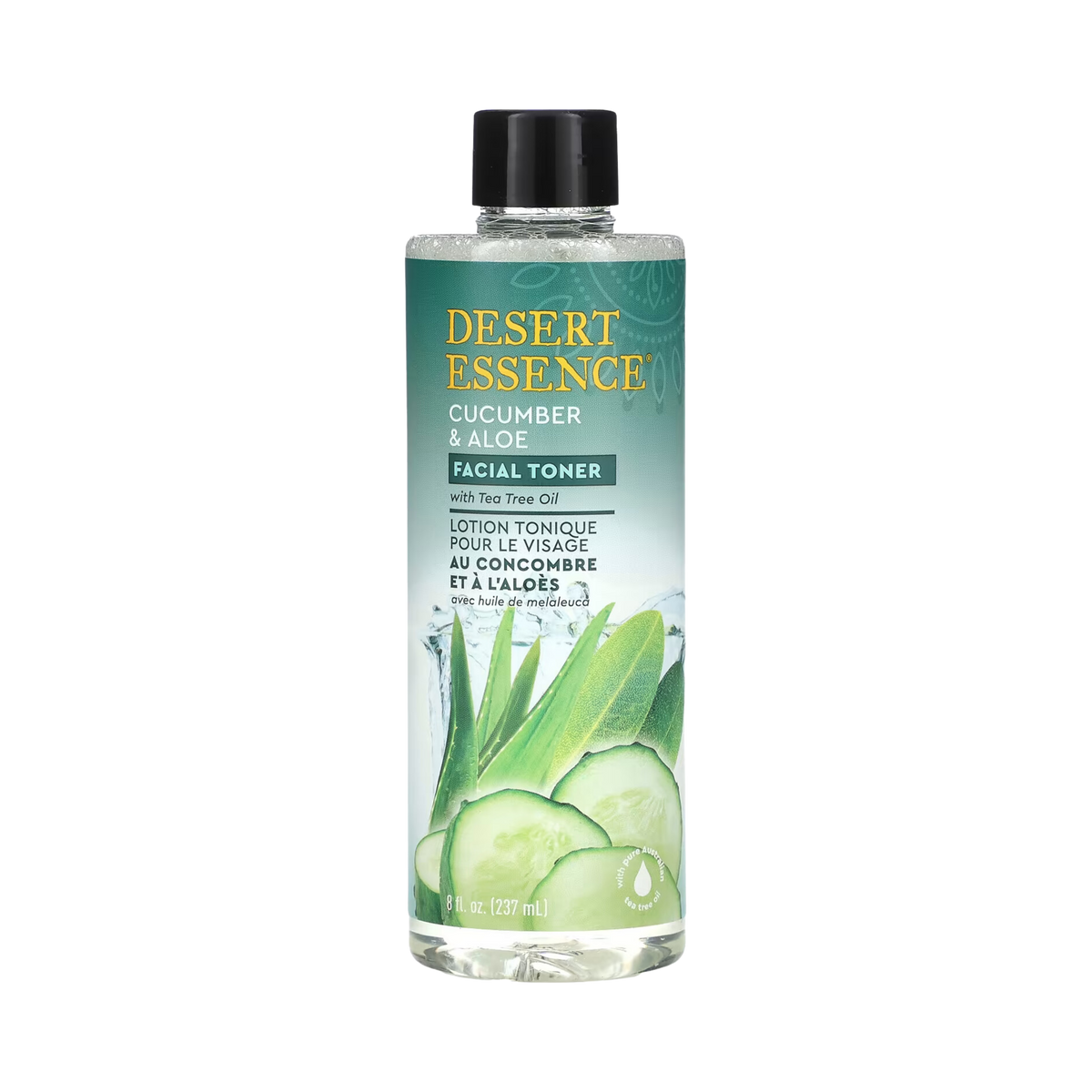 Desert Essence, Cucumber & Aloe Facial Toner, 8 Fl Oz