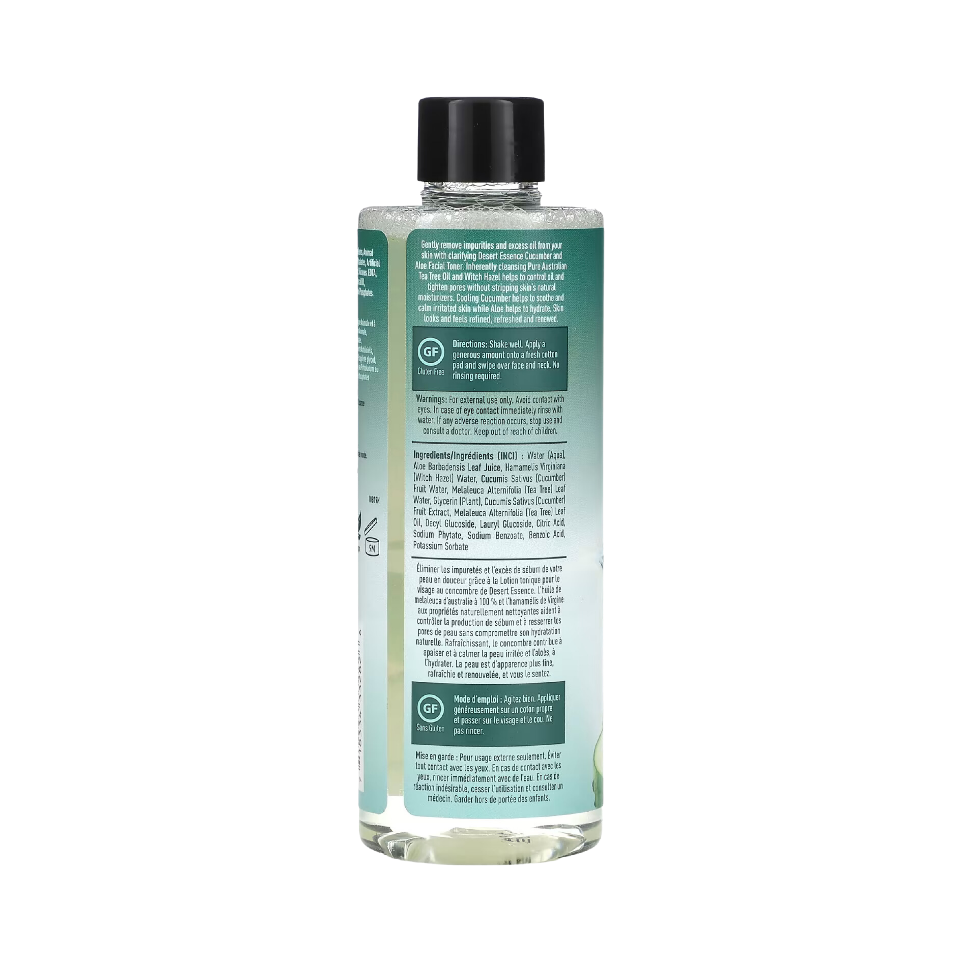 Desert Essence, Cucumber & Aloe Facial Toner, 8 Fl Oz