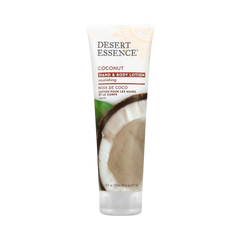 Desert Essence, Coconut Hand & Body Lotion, 8 Oz