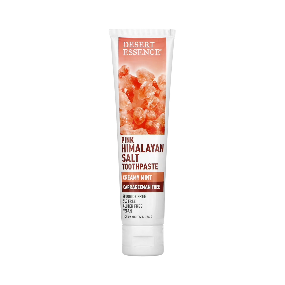 Desert Essence, Pink Himalayan Salt Carrageenan Free Toothpaste, 6.25 Fl Oz