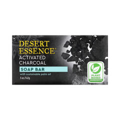 Desert Essence, Activated Charcoal Soap Bar, 5 Oz