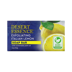 Desert Essence, Exfoliating Italian Lemon Soap Bar, 5 Oz