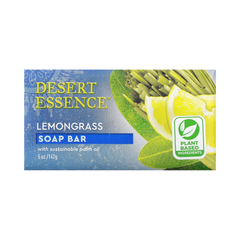 Desert Essence, Lemongrass Soap Bar, 5 Oz