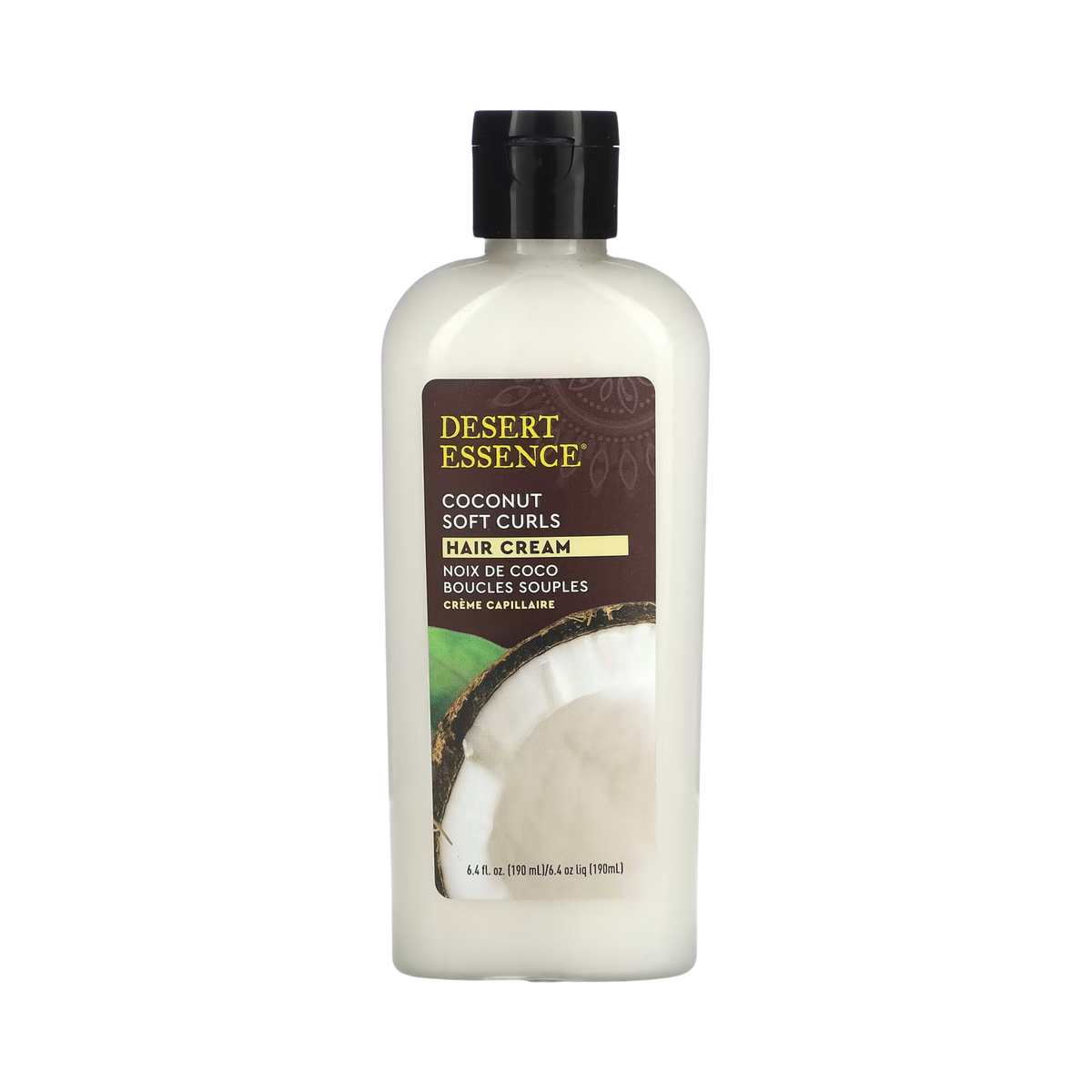 Desert Essence, Coconut Soft Curls Hair Cream, 6.4 Fl Oz