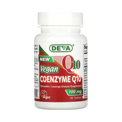 Deva, Vegan, Coq10, 100 Mg, 90 Chewables