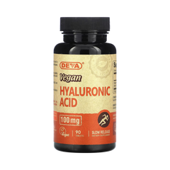 Deva, Vegan Hyaluronic Acid, 100 Mg, 90 Tablets