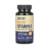 Deva, Vegan Vitamin E with Mixed Tocopherols, 400 IU, 90 Vegan Caps