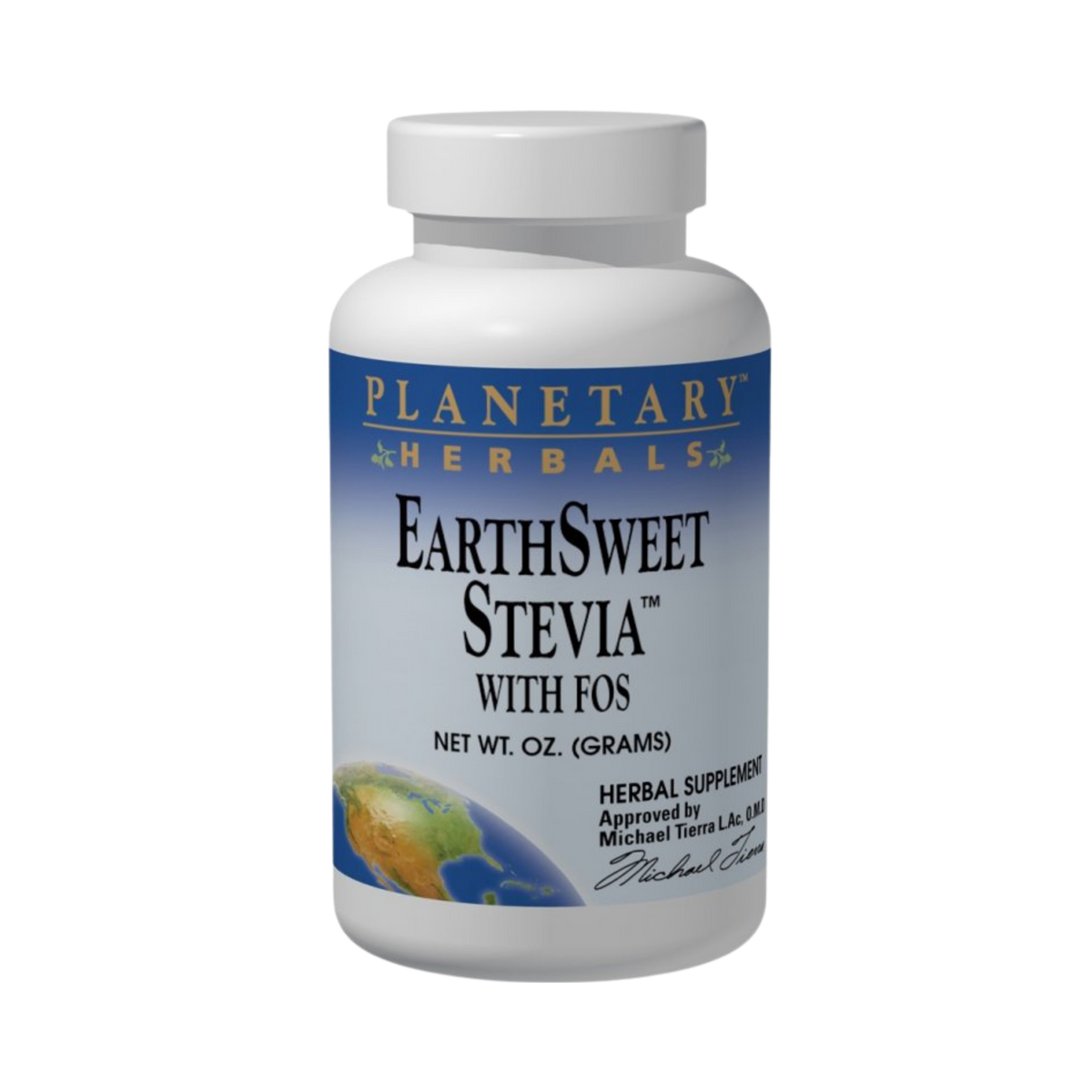 Planetary Herbals, EarthSweet, Stevia with FOS, 8 Oz