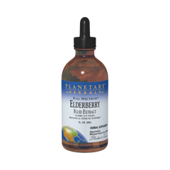 Planetary Herbals, Elderberry Fluid Extract, Full Spectrum, 8 Fl Oz