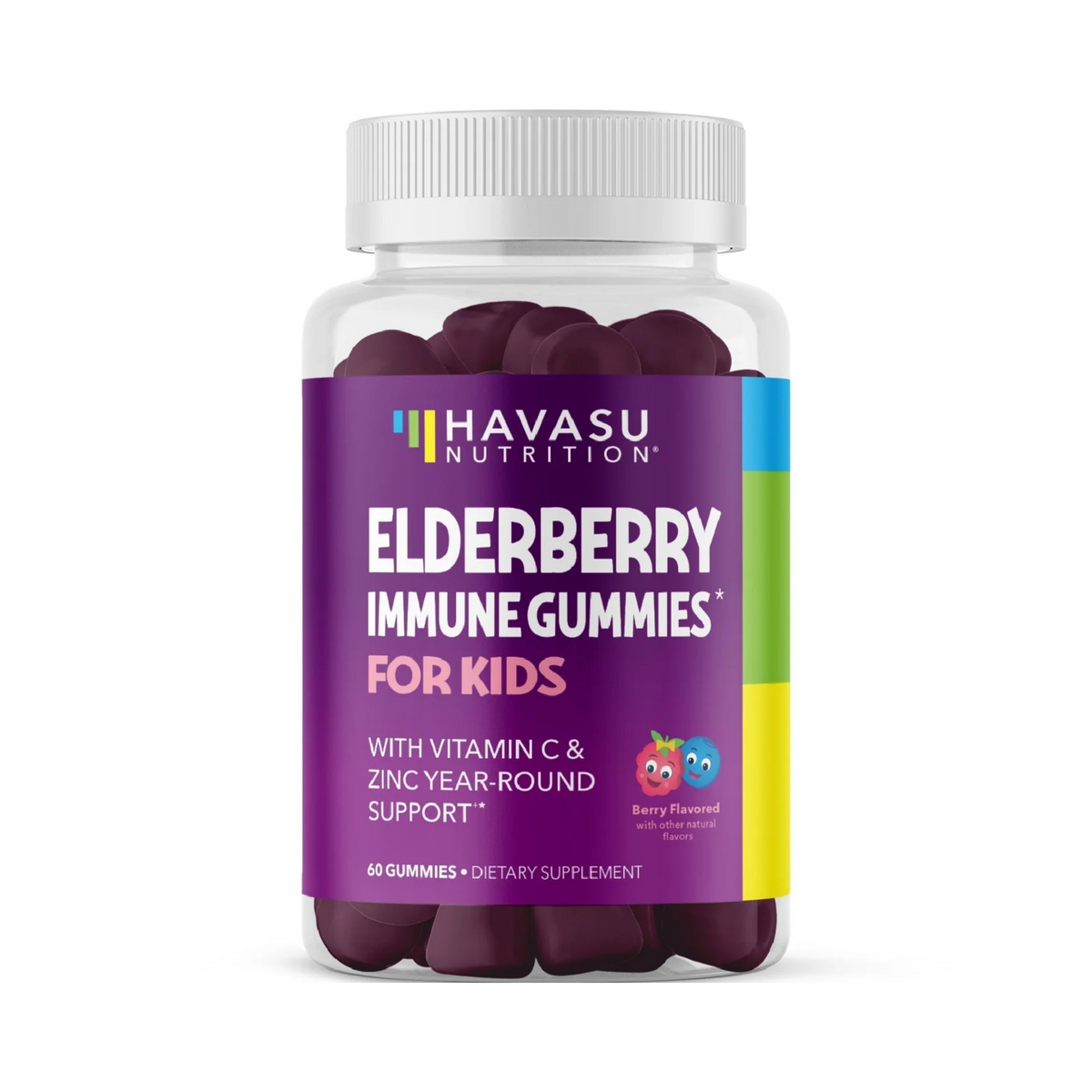 Havasu Nutrition, Elderberry Gummies for Kids, 60 Gummies