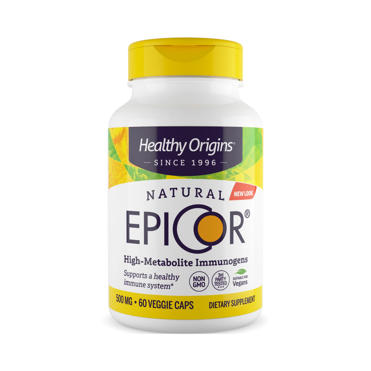 Healthy Origins, Epicor Immune Protection, 500 Mg, 60 Veggie Caps