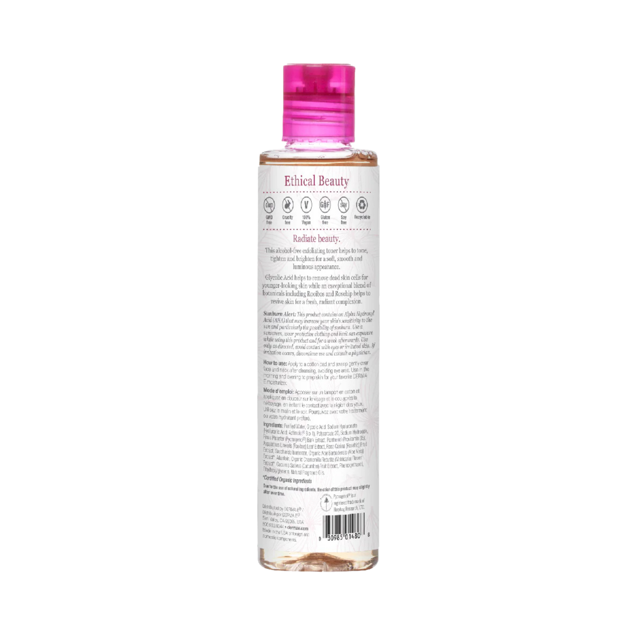 Derma E, Essentials Radiance Toner, 6 Fl Oz