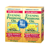 American Health, Evening Primrose Oil, 1300 mg, 60x2 Softgels