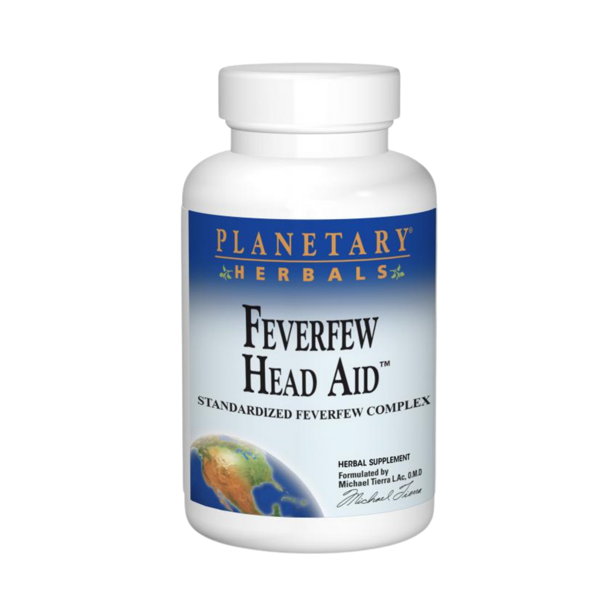 Planetary Herbals, Feverfew Head Aid, 100 Tablets