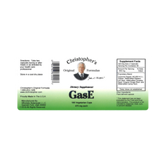 Christopher's Original Formulas, GasE, 100 Capsules