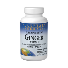 Planetary Herbals, Ginger Extract, Full Spectrum, 60 Tablets