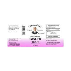 Christopher's Original Formulas, Ginger Root, 100 Capsules