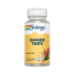 Solaray, Ginger Trips, 60 Chewables