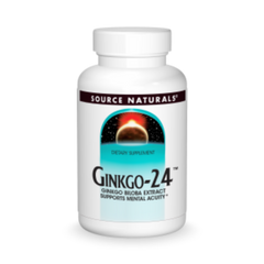 Source Naturals, Ginkgo-24, 40 Mg, 30 Tablets