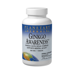 Planetary Herbals, Ginkgo Awareness, 30 Tablets