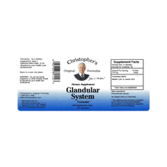 Christopher's Original Formulas, Glandular System, 100 Capsules