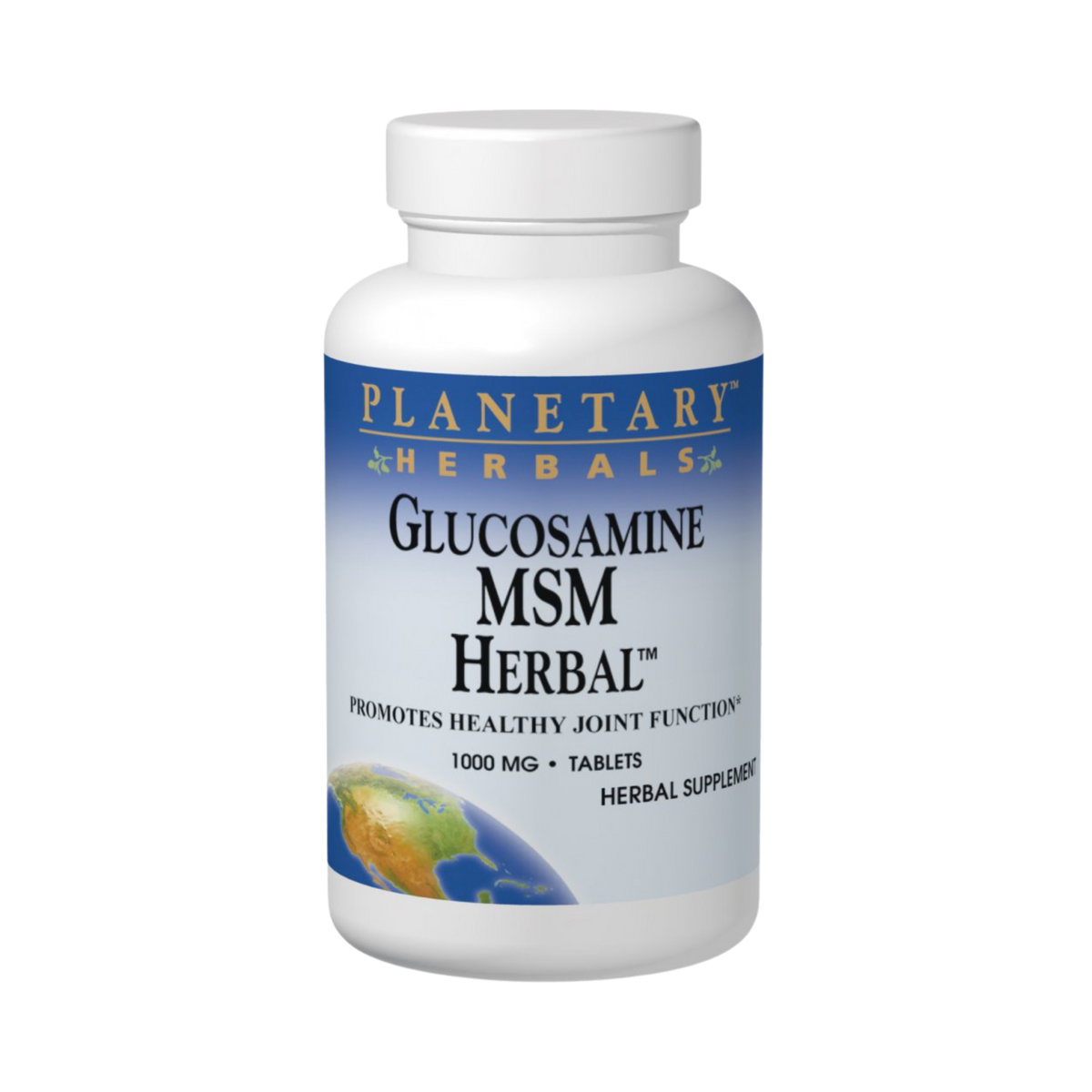 Planetary Herbals, Glucosamine MSM Herbal, 90 Tablets