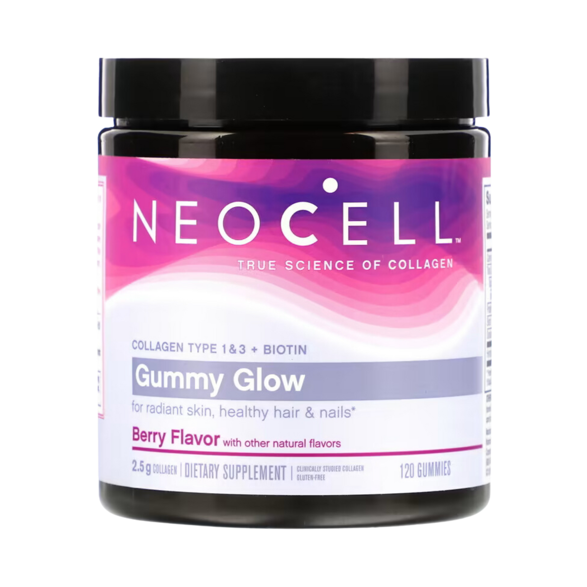 Neocell, Gummy Glow Collagen, Berry Flavor, 120 Gummies