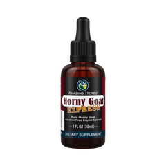 Amazing Herbs, Horny Goat Express Liquid Extract, Alcohol Free, 100 Mg, 1 Fl Oz