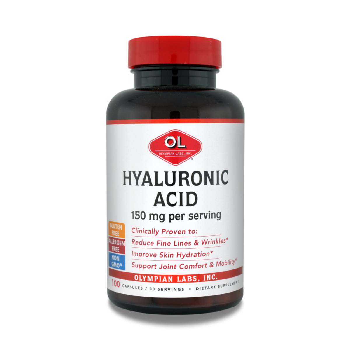 Olympian Labs, Hyaluronic Acid, 100 Capsules