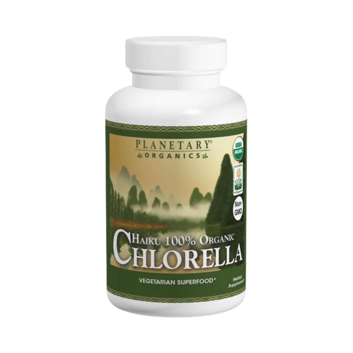 Planetary Herbals, Haiku 100% Organic Chlorella, 300 Tablets