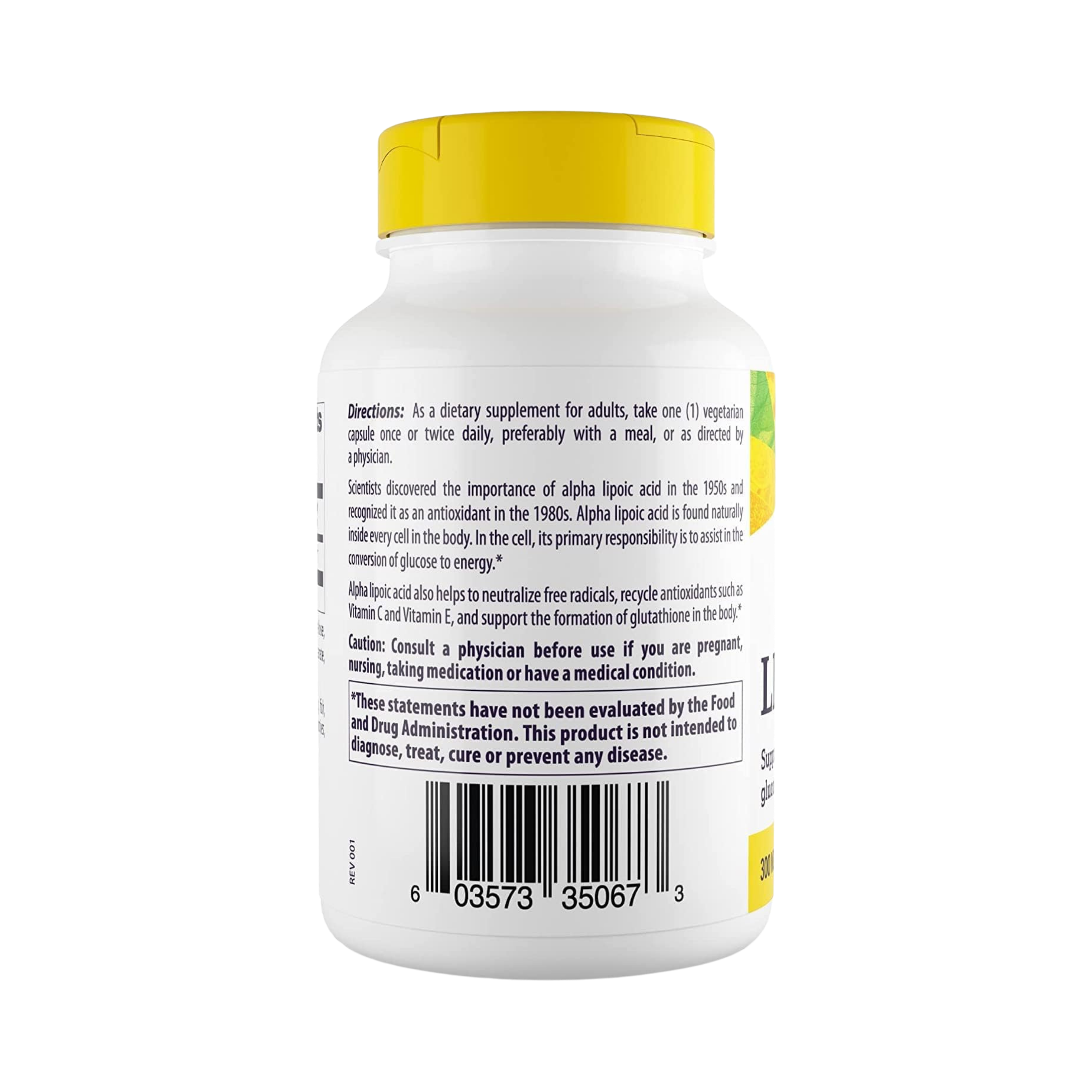 Healthy Origins, Alpha Lipoic Acid, 300 Mg, 150 Caps