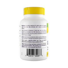 Healthy Origins, Alpha Lipoic Acid, 300 Mg, 60 Caps