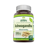 Herbal Secrets, Ashwagandha, 500 Mg, 120 Veggie Capsules