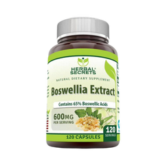 Herbal Secrets, Boswellia Serrata Extract, 600 mg, 120 Capsules