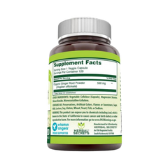 Herbal Secrets, Ginger Root Supplement, 550 Mg, 120 Capsules