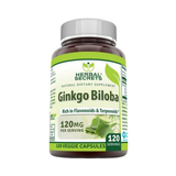 Herbal Secrets, Ginkgo Biloba Supplement, 120 Mg, 120 Capsules