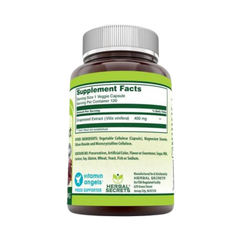 Herbal Secrets, Grapeseed Extract, 400 mg, 120 Capsules