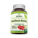 Herbal Secrets, Hawthorn Berries, 565 Mg, 120 Capsules