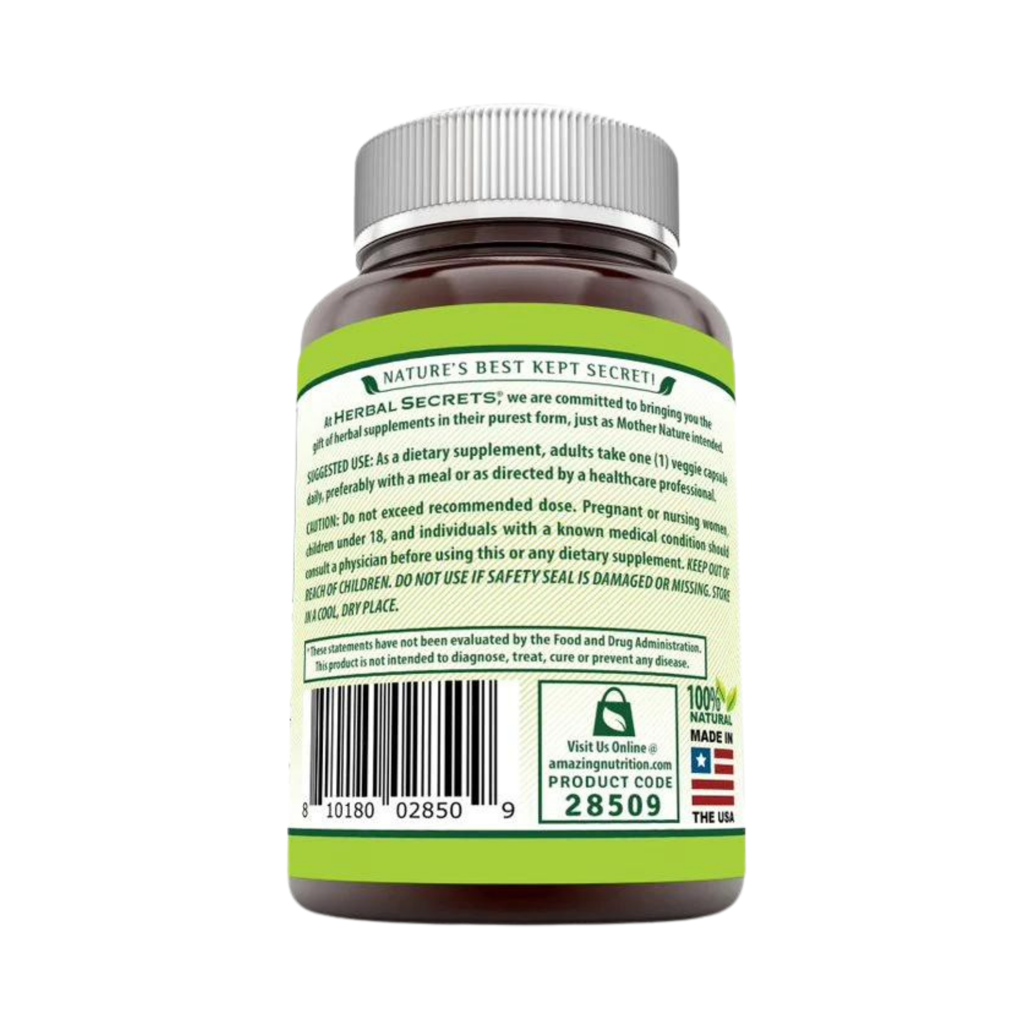 Herbal Secrets, Neem, 500 Mg, 120 Vegetarian Capsules