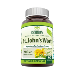 Herbal Secrets, St. John's Wort, 700 Mg, 180 Capsules