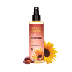 Desert Essence, Jojoba & Sunflower Body Oil Spray, 8.28 Fl Oz