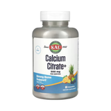 KAL, Calcium Citrate+, Mixed Fruit, 60 Chewables