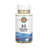 KAL, D-3, 125 mcg (5,000 IU), 90 Softgels