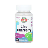 KAL, Dinosaurs, Zinc Elderberry, Mixed Berry, 90 Micro Tablets