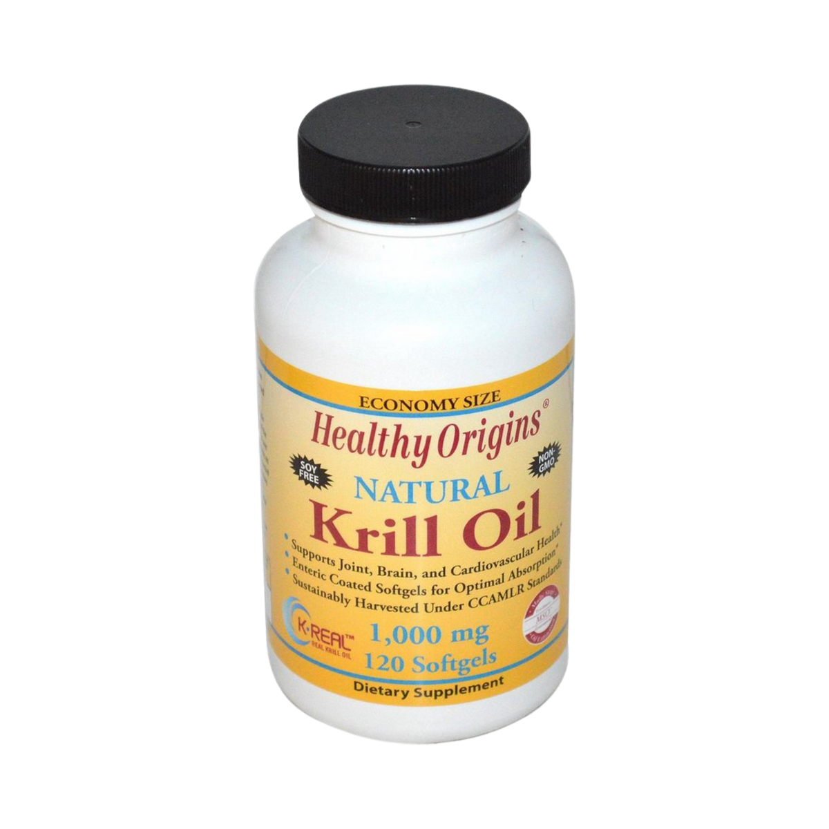 Healthy Origins, Krill Oil, K-Real, 1000 Mg, 120 Softgels